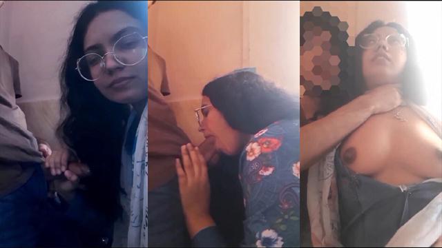 Curious College Teacher Affair Gets Blowjob & Fucking