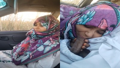 Muslim Girl Lovely Blowjob On The Car Watch