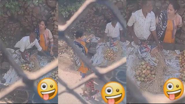 Aunty Outdoor Handjob – In Public Area HD
